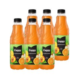 Cappy Multivitamin gyümölcsital gyümölcslével és gyümölcspürével cukorral és édesítőszerekkel (6x1 liter)