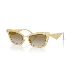 DOLCE & GABBANA DG2311 12246E Matte Gold Grad Light Brown Mirror Gold napszemüveg