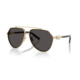 DOLCE & GABBANA DG2315 02/87 Gold Dark Grey napszemüveg