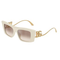 DOLCE & GABBANA DG4510 331294 Cream Clear Gradient Brown Mirror Silver napszemüveg