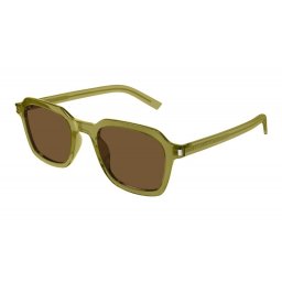 Saint Laurent SL 715 SLIM 004 GREEN BROWN napszemüveg