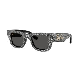 RAY-BAN RB4940BP 686587 WAYFARER PUFFER Black & Strass Pave Ultra Black napszemüveg