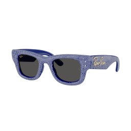 RAY-BAN RB4940BP 686787 WAYFARER PUFFER Blue & Strass Pave Ultra Black napszemüveg