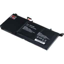 Akkumulátor T6 Power az Asus VivoBook S551L, R551L, K551L, V551L sorozathoz, 4400mAh, 49Wh, 3cellás, Li-pol, Li-pol