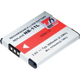 Akkumulátor T6 power Canon NB-11L, 600mAh, szürke
