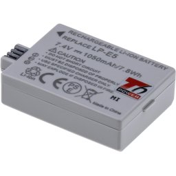 T6 power Canon LP-E5 akkumulátor, 1050mAh, 7,8Wh
