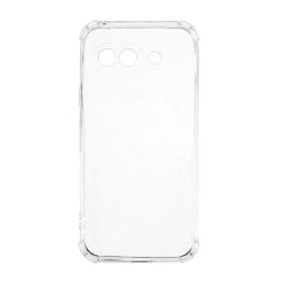 Szilikon telefonvédő (ütésállóság, légpárnás sarok) ÁTLÁTSZÓ Google Pixel 9a