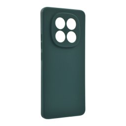 Szilikon telefonvédő (matt) SÖTÉTZÖLD Xiaomi Redmi Note 15 4G, Redmi Note 15 5G