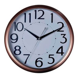 Klasszikus falióra 30 cm - Rosegold - folyamatosan, halkan járó óraszerkezettel