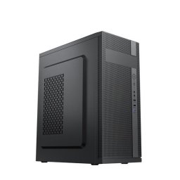 VeinX tok ID02A Mid Tower, tápegység nélkül, 1x USB3.0, 2x USB2.0, fekete
