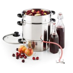 Klarstein Applebee elektromos gőzdesztilláló 1500W Ø25cm 8 liter rozsdamentes acél (FP2-Applebee)