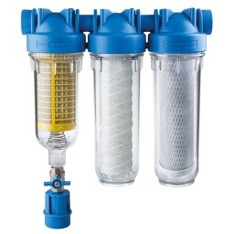 Hydra 7" Rainmaster RAH TRIO csatlakozó 1" DP háromfázisú öntisztító vízszűrő esővízhez