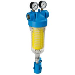 HYDRA 7 "RLH 90mcr csatlakozás 1" nyomásmérőkkel öntisztító vízszűrő