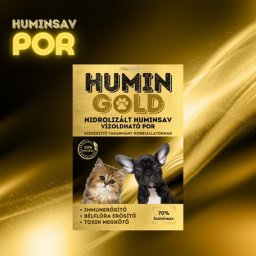 Humin Gold immunerősítő hidrolizált huminsav por kutyáknak és macskáknak 2000 g