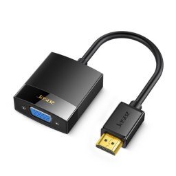 HDMI to VGA Adapter átalakitó 3.5mm Audio Kimenettel
