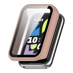 Műanyag keret (BUMPER, ütésállóság + kijelzővédő üveg) RÓZSASZÍN Honor Band 10