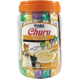 Inaba Cat Churu püré mix macskáknak (Csirke mix) (50 x 14 g) 50db
