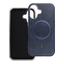 GENTLEMAN MagSafe-kompatibilis tok iPhone 16 Pro - tengerészkék