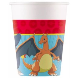 Pokémon papírpohár, party pohár 8 DARABOS, 200 ml Nr2