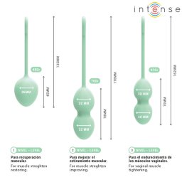 INTENSE Charli - prmium Kegel labda kszlet, vilgos jade zld