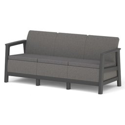 Keter SCANDI LINEA 3 SEATER SOFA - Mountain Grey / Grafit