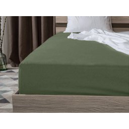 Jersey lepedő EXCLUSIVE sötétzöld 90 x 200 cm