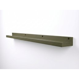 Fali polc képekhez FOTOPLANK 120 cm, olíva színű