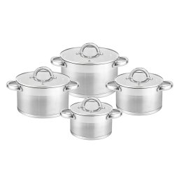 Cook Max Edénykészlet 8 részes prémium rozsdamentes Silver CKM805S