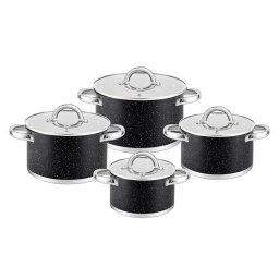 Cook Max Edénykészlet 8 részes prémium rozsdamentes Black CKM805B