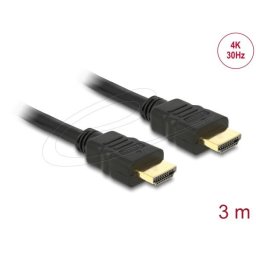 Delock kábel Nagy sebességű HDMI Ethernet - HDMI A hím > HDMI A hím 4K 3m