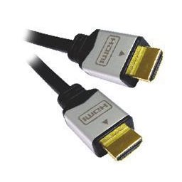 PremiumCord HDMI kábel M/M, arany és fém HQ, 3m