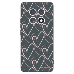 Fekete szilikon tok az alábbi mobiltelefonokra Xiaomi Redmi Note 15 4G - Lots of love
