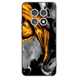 Fekete szilikon tok az alábbi mobiltelefonokra Xiaomi Redmi Note 15 4G - Black Gold