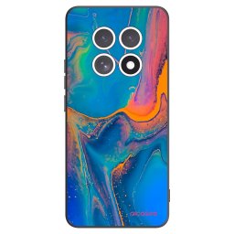 Fekete szilikon tok az alábbi mobiltelefonokra Xiaomi Redmi Note 15 4G - Rainbow