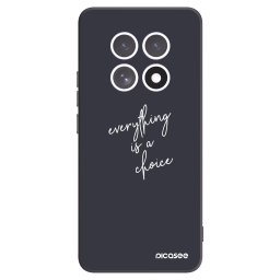 Fekete szilikon tok az alábbi mobiltelefonokra Xiaomi Redmi Note 15 4G - Everything is a choice
