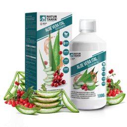Natur Tanya Aloe Vera Ital tőzegáfonyával és erdei gyümölccsel, 1000 ml - szavatossági idő: 2026.07.31.