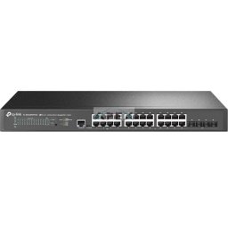 TP-LINK Switch 24x2.5Gbps + 4x10GE SFP+ Layer2 Menedzselhető Rackes, SG3428XPP-M2
