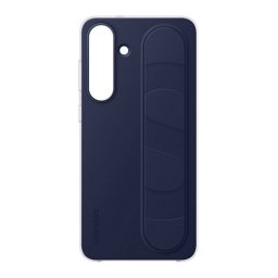SAMSUNG szilikon telefonvédő (matt, beépített szíj, kitámasztó) SÖTÉTKÉK Samsung Galaxy S25 FE (SM-S731)