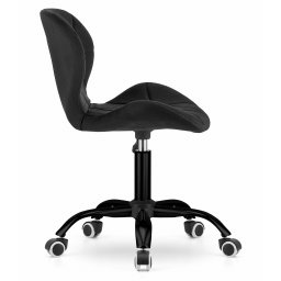 NOTO VELVET fekete irodai szék