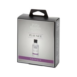 A szürke ötven árnyalata Play Nice - vanília illatú érzéki masszázsolaj (90 ml)