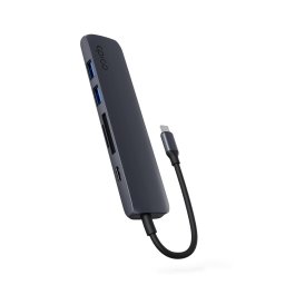 Epico 6in1 alumínium USB-C 8K hub - tintasugaras
