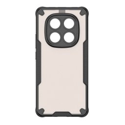 Defender szilikon telefonvédő (ütésállóság, légpárnás sarok, akril hátlap, kameravédő) FEKETE Xiaomi Redmi Note 14 Pro Plus 5G