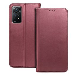 SMART MAGNETO Könyvtáska MOTOROLA G06 bordóhoz