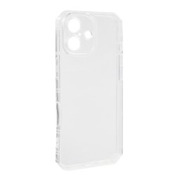 Szilikon telefonvédő (ütésállóság, légpárnás keret) ÁTLÁTSZÓ Apple iPhone 17