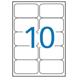 APLI Etikett, univerzális, 99,1x57 mm, kerekített sarkú, APLI, 1000 etikett/csomag