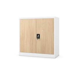 JAN 1377 Eco Design Fém iratszekrény / Fehér- Sonoma tölgy Eco Design színben