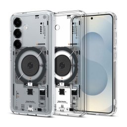 SPIGEN ULTRA HYBRID MAG NEO ONE műanyag telefonvédő (ütésállóság, légpárnás keret, MagSafe) ÁTLÁTSZÓ Samsung Galaxy S25 (SM-S931)
