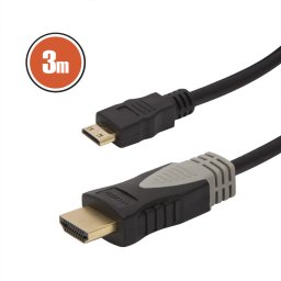 Mini HDMI kábel o 3 m