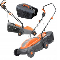 Kraft&Dele Elektromos Fűnyíró 25L fűgyüjtővel, magasságállítóval, 32 cm vágás szélesség, 2600W