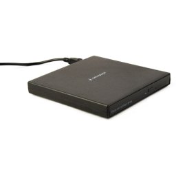 Külső DVD író USB Slim fekete dobozos Gembird (DVD-USB-04)